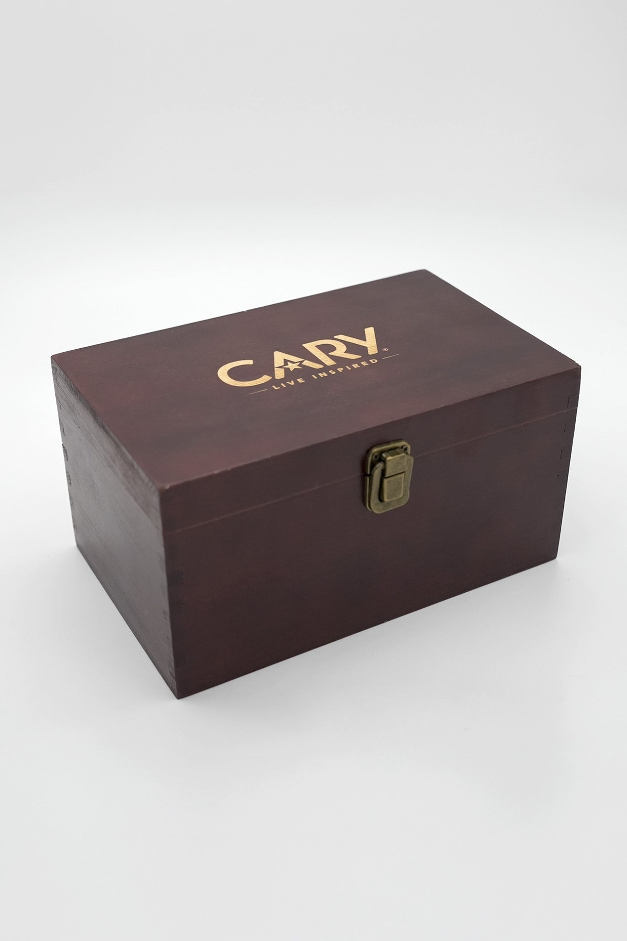 Cary Custom Etched Glass Set with Wood Box