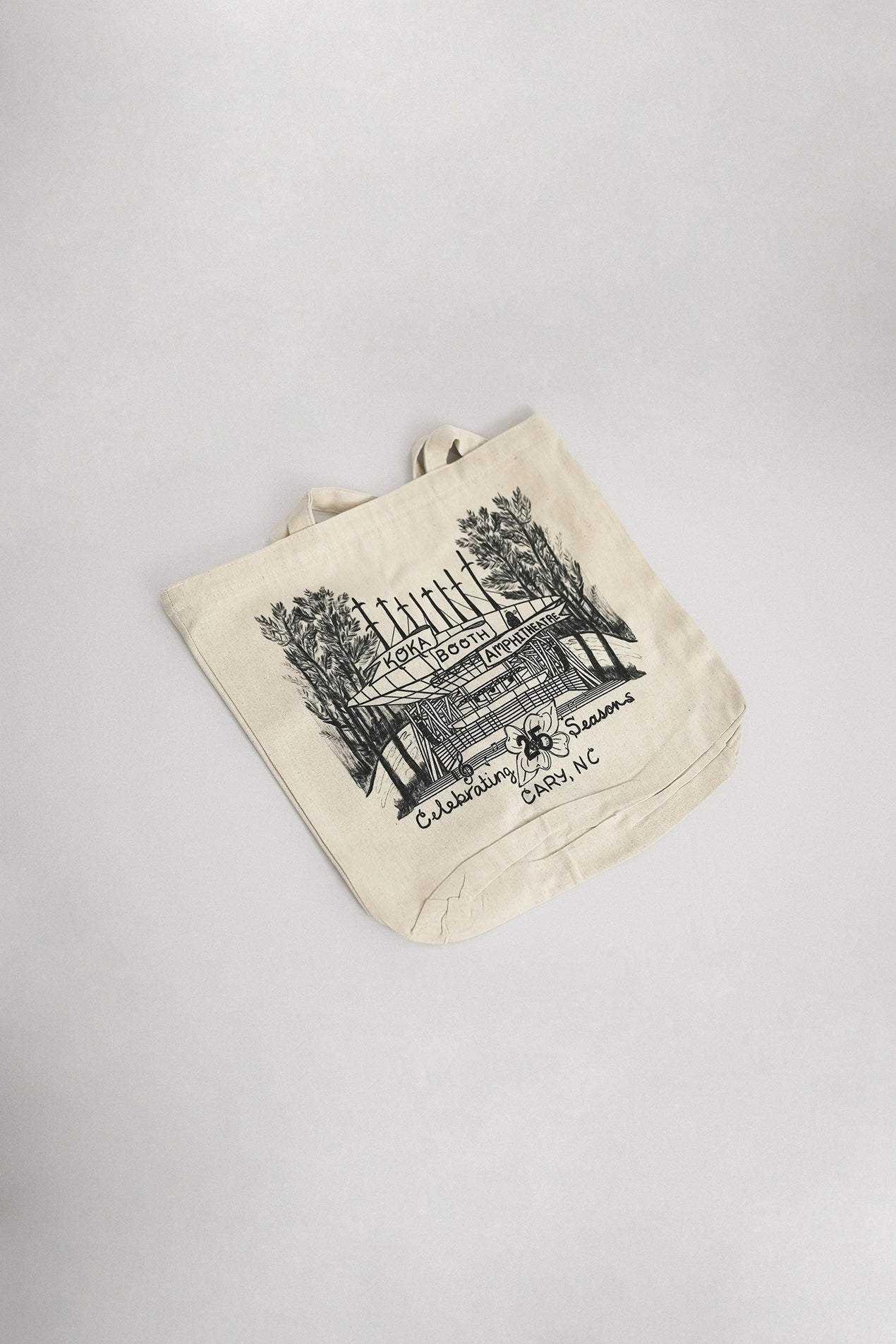 Koka Booth Amphitheatre Anniversary Edition Tee-shirt and Tote Bag