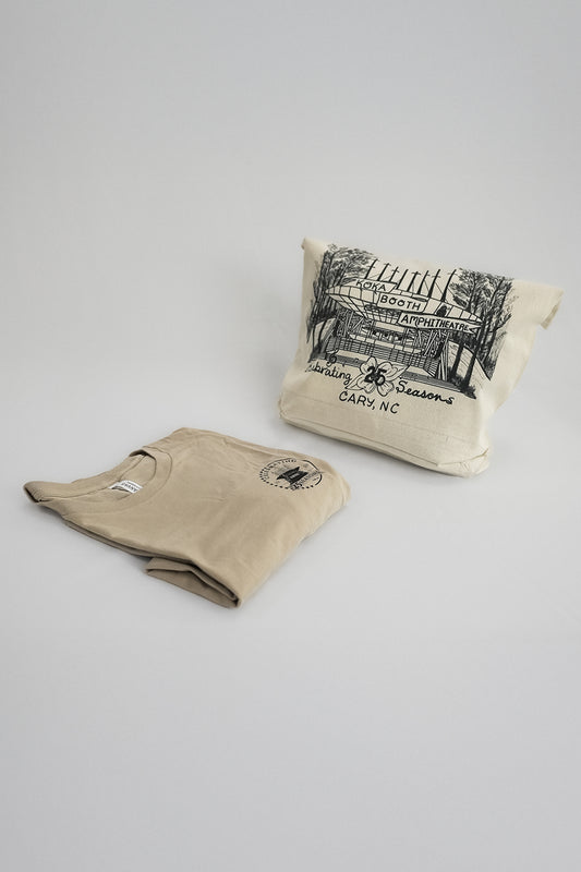 Koka Booth Amphitheatre Anniversary Edition Tee-shirt and Tote Bag