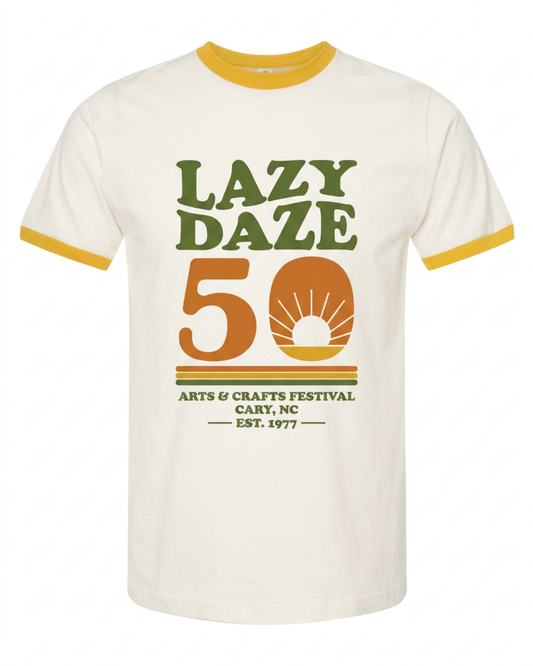 Lazy Daze 50th Anniversary Vintage Tee